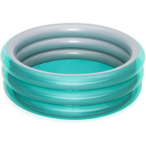 Piscina Hinchable Infantil Bestway Big Metallic 3-Ring Pool 170x53 cm
