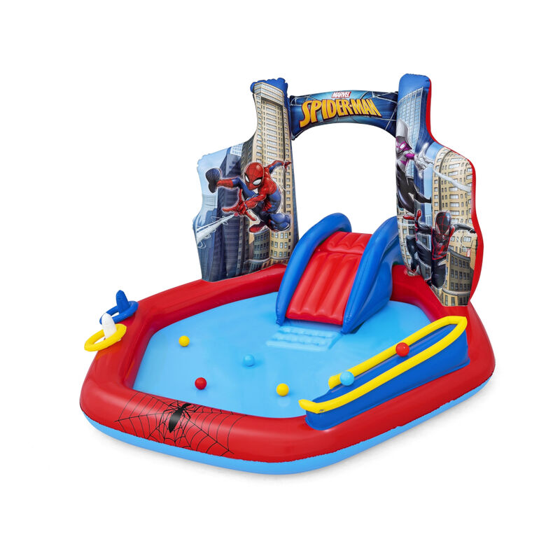 Bestway - Parque Infantil Hinchable Spider-Man 2,11 Mx 2,06 Mx 1,27 M - 98793