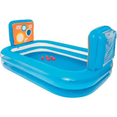 Piscina Hinchable Infantil con 2 Porterías Bestway Skill Shot 237x152x94 cm
