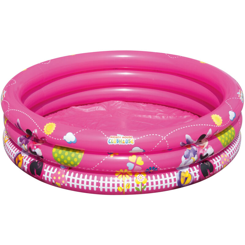 

Piscina Hinchable Infantil Bestway Minnie Mouse y Amigos Ø102x25 cm Rosa