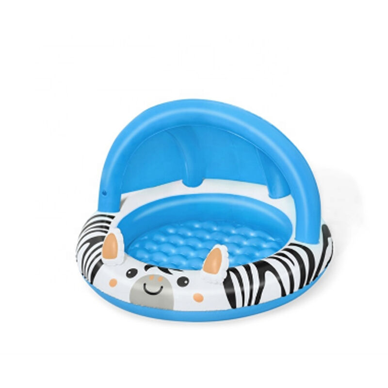 Bestway - Piscine Gonflable Enfant Anneau Safari 97x66 cm +2 Ans Jardin 52559