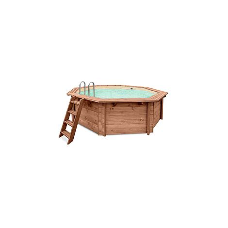 Piscina in legno fuori terra JARDIN 434 Liner sabbia