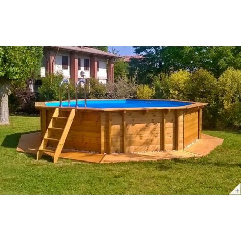 Piscina in legno fuori terra JARDIN 537