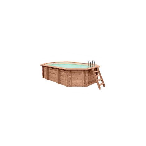 Piscina in legno fuori terra JARDIN 563 Liner sabbia