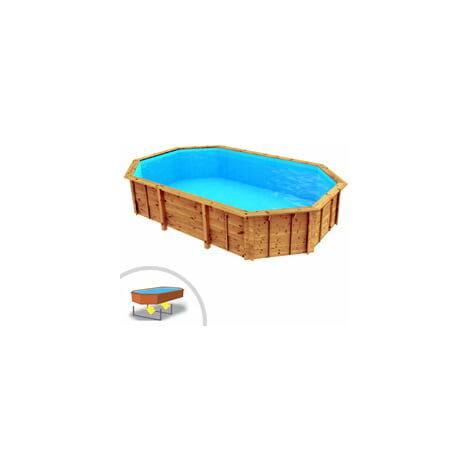 Piscina in legno indipendente ottagonale Riva 607