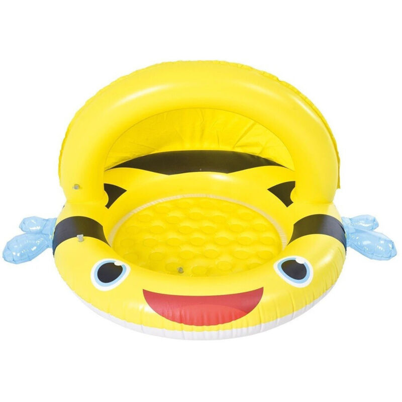 Trade Shop - Piscina Gonfiabile Baby Con Tettuccio Ape Per Bambini 125X95X66Cm Giardino 51015 -