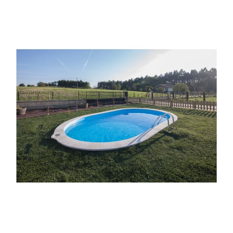 Piscina Ovale Interrata 600x320x120 Cm