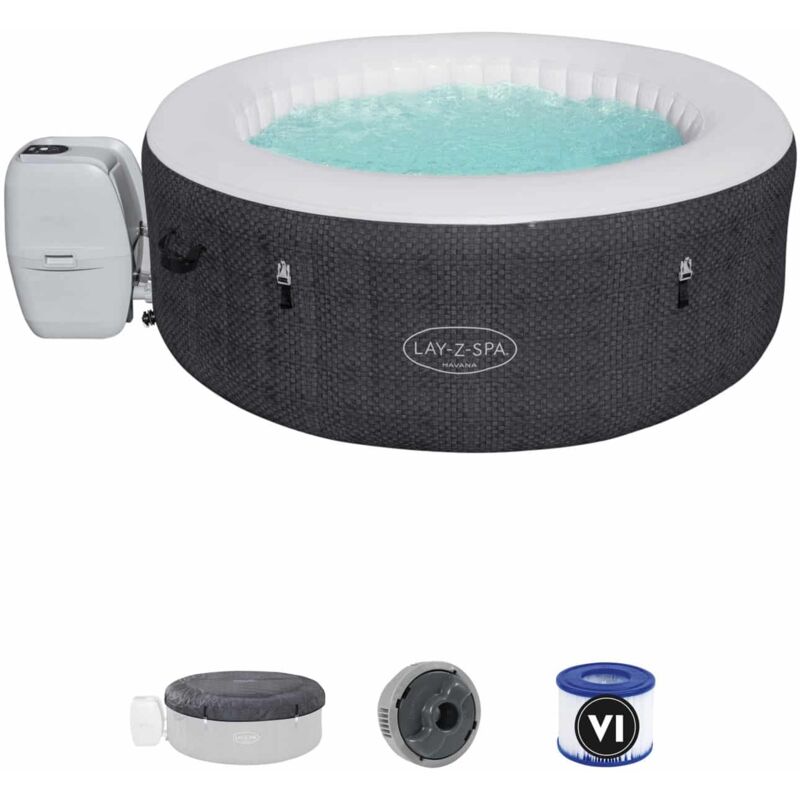 

Spa Hinchable Lay-Z-Spa Havana Para 2-4 personas Redondo 180x66 cm - bestway