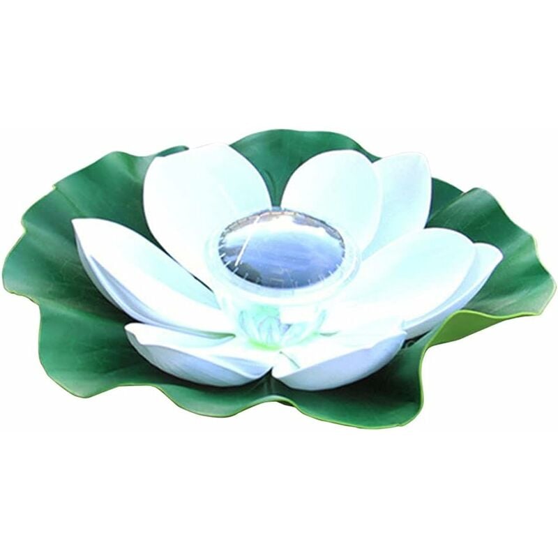 

Zqyrlar - Piscina Lámpara flotante solar Luces de loto Impermeable LED Jardín de flores Linterna solar Lámpara Flor de loto Loto Solar flotante