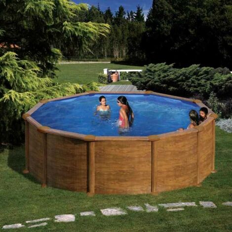 Piscina Mauritius Gre Simil Madera - Ø350