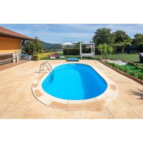 Piscina ovale interrata Madagascar 600x320x150 cm