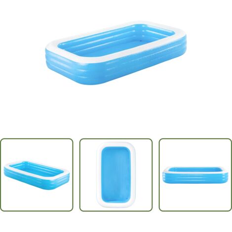 Piscina para patio -  Piscina inflable 305x183x56 cm
