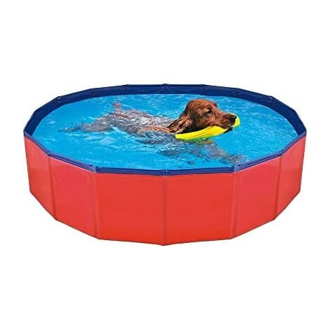 YISKY Piscina per Animali, Vasca per Cani, Piscina Pieghevole per Cani,  Antiscivolo in PVC, Resistente all'Usura, Adatto per Spiaggia Giardino  Interno (80 * 20cm) : : Prodotti per animali domestici