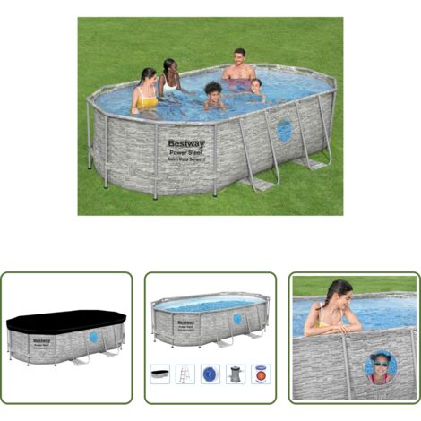 Piscina Power Steel - Bestway Set Piscina Power Steel 427x250x100 cm
