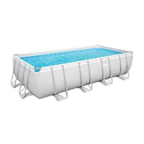 Piscina Power Steel grigio chiaro 488x244x122h