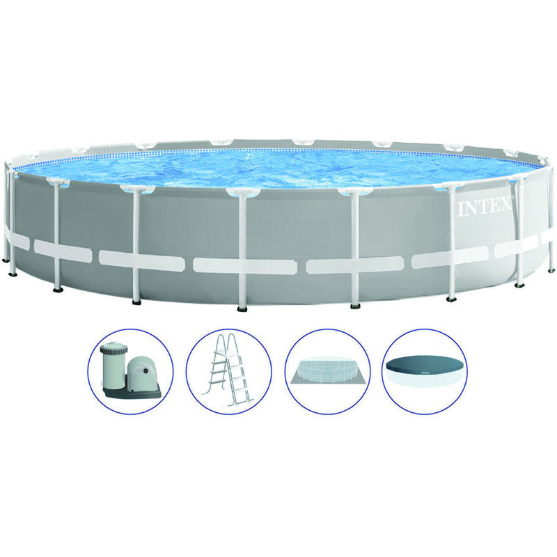 Piscina prism frame rotonda c/telaio portante c/pompa cm.549x122h. - capacità lt.24311 - peso kg.99,7 (26732)