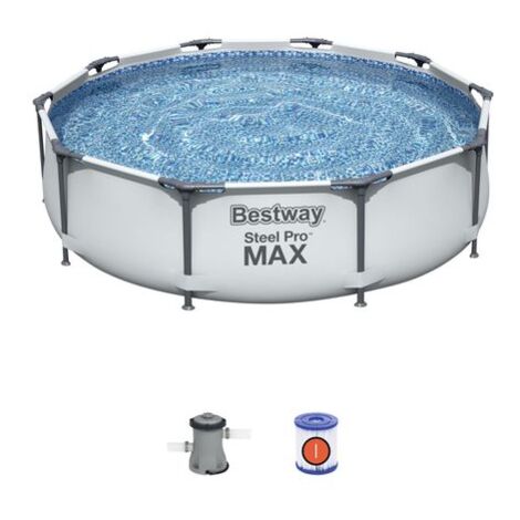 GARDIUN OUTDOOR Piscina Redonda Con Depuradora Estructura Metálica ø305x76 cm.