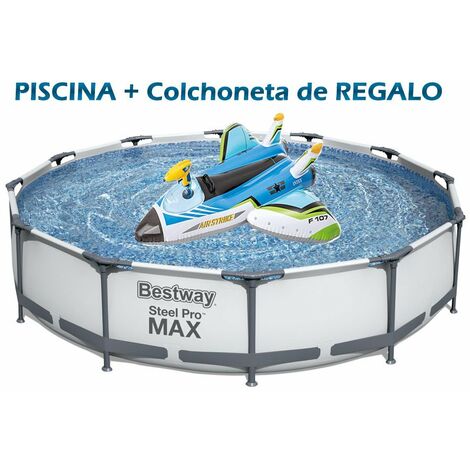 Piscina Pvc 366x76cm Cart Bestway Poliester/pvc Gris Steel P