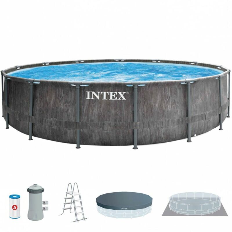 Intex - Piscina Desmontable Tubular Baltik - Redonda - 4,57 M X 1,22 M