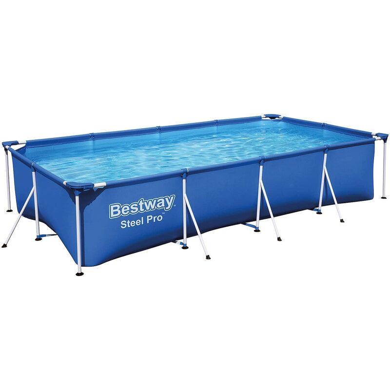 

Bestway 56424 - piscina desmontable tubular infantil family splash frame pool 400x211x81 cm depuradora de cartucho de 1.249 litros - hora