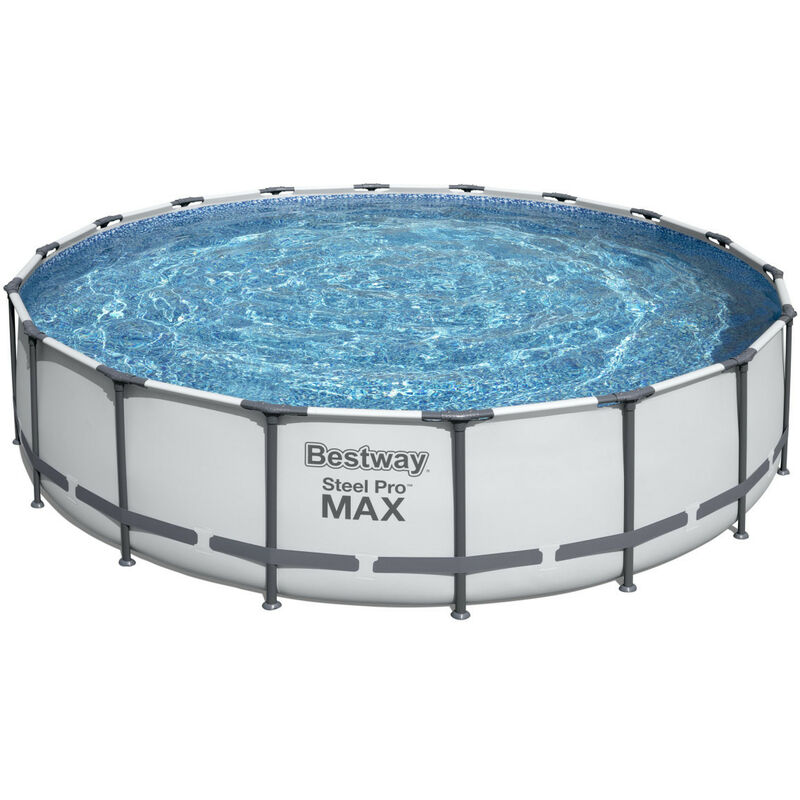 

Piscina tubular redonda sobre suelo Steel Pro Max™ Ø 549 x 122 cm - Bestway