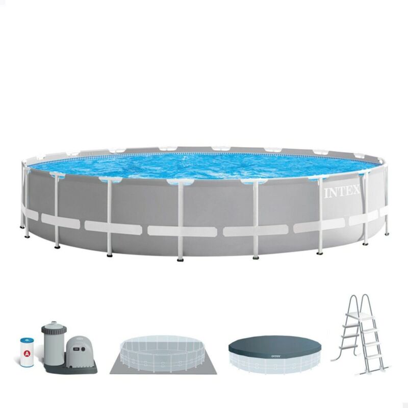 Gre - Piscina Elevada Desmontable Intex Prism Frame 26756 Ex 26762 Redonda 610X132 - 119.800000