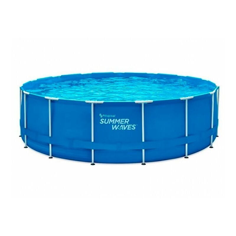 

Piscina redonda tubular con depuradora Summer Waves Medidas 457X84CM