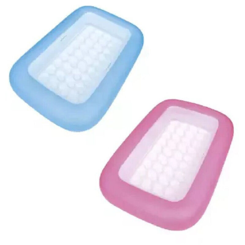 Trade Shop - Piscina Rettangolare Aquababe Con Fondo Gonfiabile 165X104X25 Cm 2 Colori 51115 -