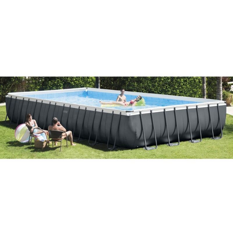 1PZ PISCINA RETTANGOLARE ULTRA XTR FRAME CON POMPA A SABBIA cm. 732x366x132 h