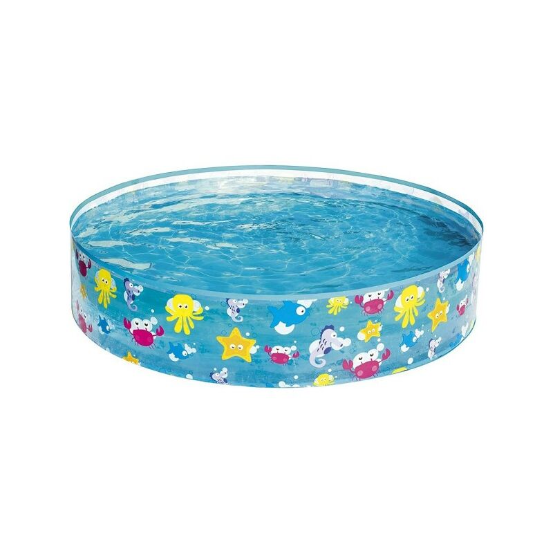 Trade Shop Traesio - Piscina Externa Rígida 122X25Cm Fantasy Sea Para Niños 55028