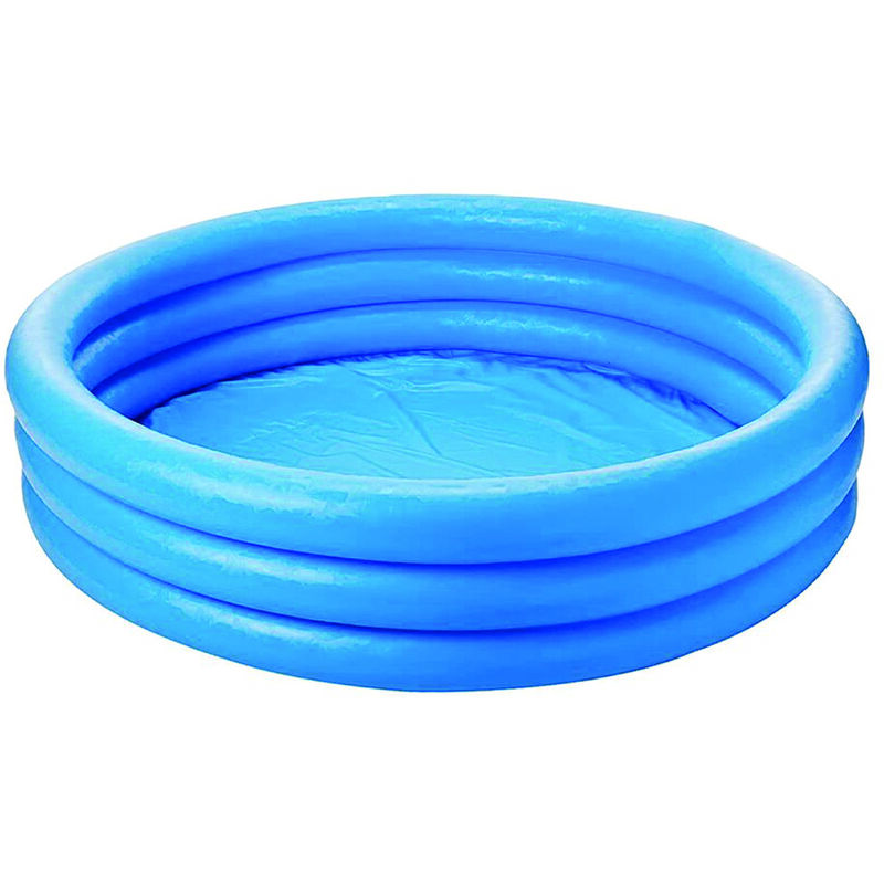 Piscina rotonda crystal blu 3 anelli +2 anni - grande ø cm.168x38h. - (art.58446)
