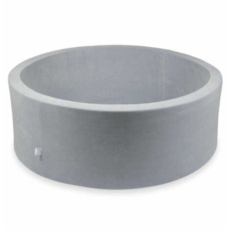 Piscina seca 110x40cm Velvet Soft Gris Claro sin bolas