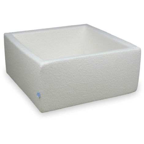 Piscina seca 90x90x40 Boucle Blanca sin bolas