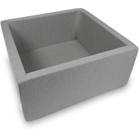 Piscina seca 90x90x40cm gris sin bolas