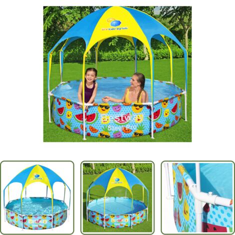 Piscina sobre el suelo - Bestway Piscina elevada para niños Steel Pro UV Careful 244x51 cm