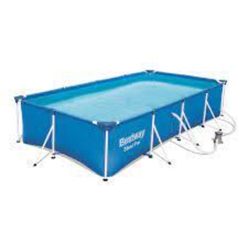 Piscina Desmontable Tubular Infantil Bestway Family Splash Frame Pool 400X211X81 Cm Depuradora De Cartucho De 1.249 Litros/Hora