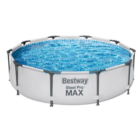 PISCINA STEEL PRO MAX 4678 L DEPURADORA DE CARTUCHO 1249 L/H � 305 X 76CM - 56408