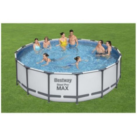PISCINA STEEL PRO MAX C/TELAIO E ACCES D 488X122 5612Z