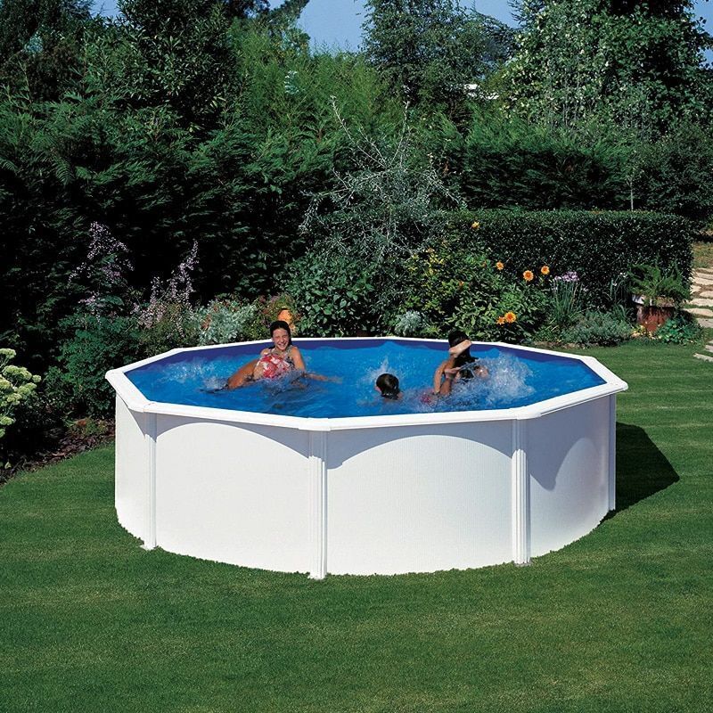 Piscina Acero - Piscina Fidji Rotonda Acero Ø 4,6 M X 1,20 M De Gre