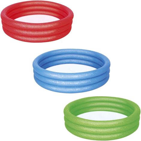 Piscina tinta unita a 3 anelli  +2 anni - ø cm.152x30h. - kg.1 - lt.282 (art.51026)