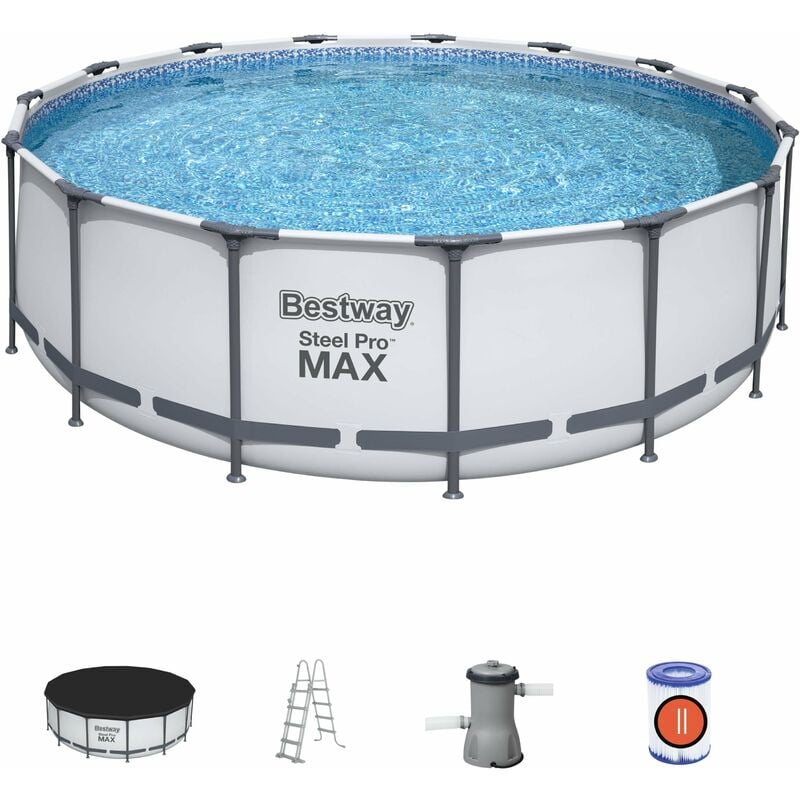 Piscina tonda con struttura Steel Pro Max 457X122 cm Bestway 56438