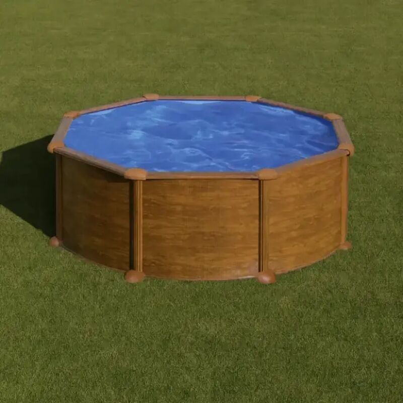 Piscina Fuori Terra Da Giardino Finitura Legno Pacific Gre 300 Kit300w