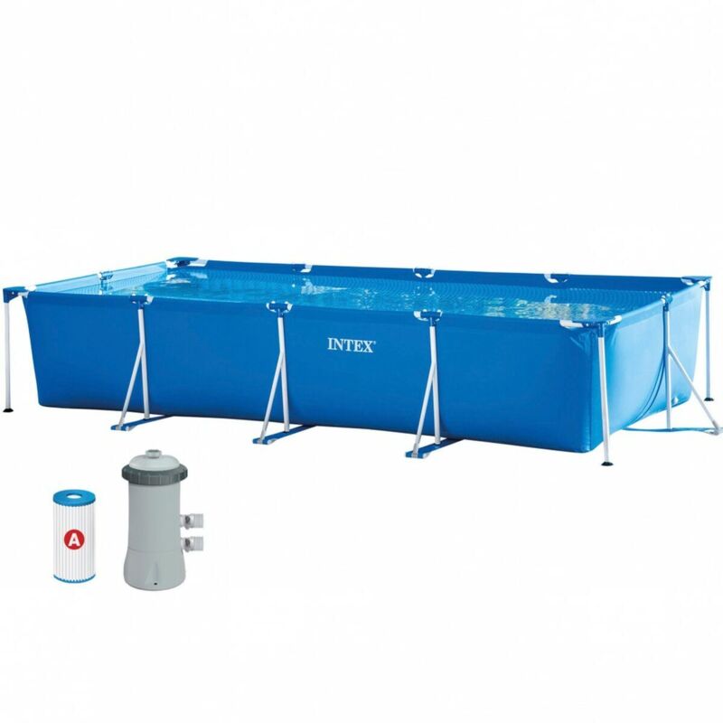 Intex - Piscina Tubular Rectangular - 450 X 220 M