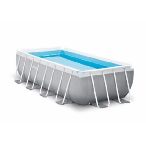 Piscina tubular rectangular Prism Frame - 488 x 244 cm - Intex