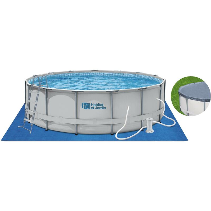 

Piscina tubular redonda - FETA 4 - Ø 4,57 x 1,22 m - Filtración cartucho