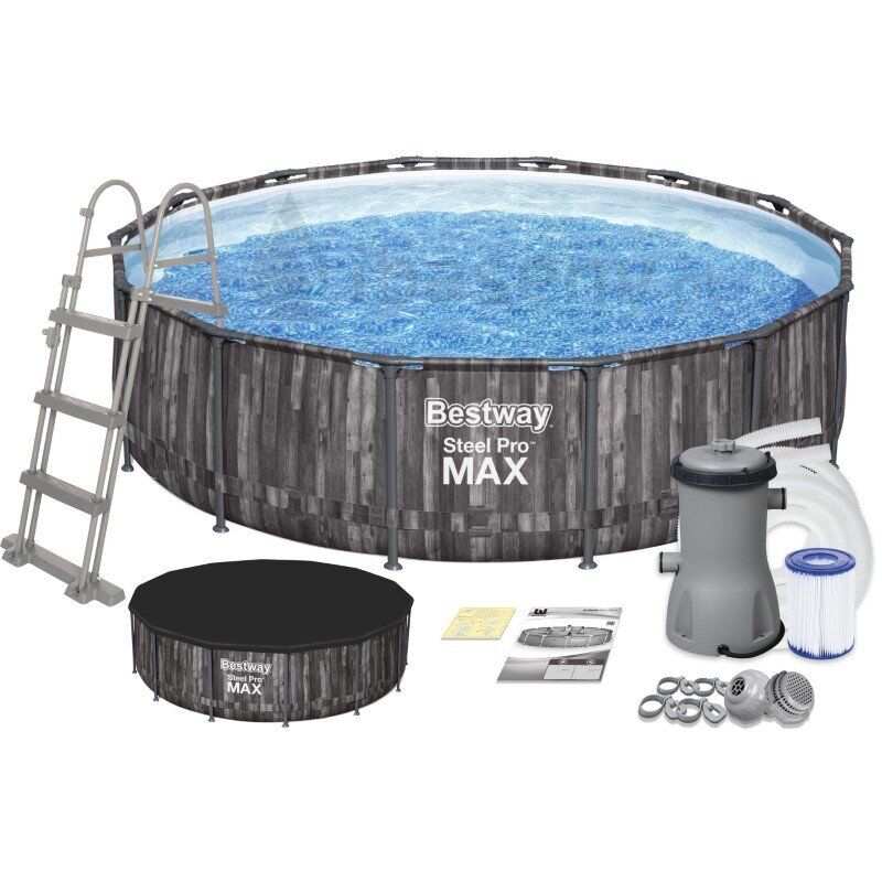 Piscina De Estructura 427X107 Cm Conjunto 9 En 1 Bestway 5614Z