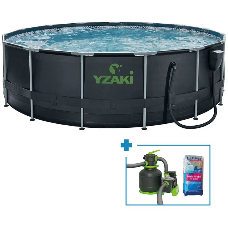Piscina Yzaki Redonda 4.57Mx1.22M Kit