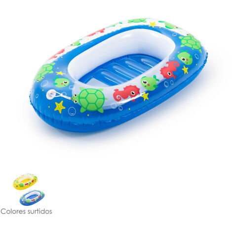 Piscinas balsa/barca niños barquita raft 102x69 cm