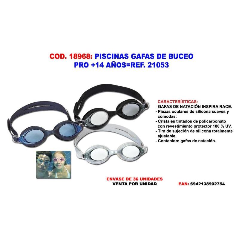 

piscinas gafas de buceo pro +14 años 21053 - Mibricotienda