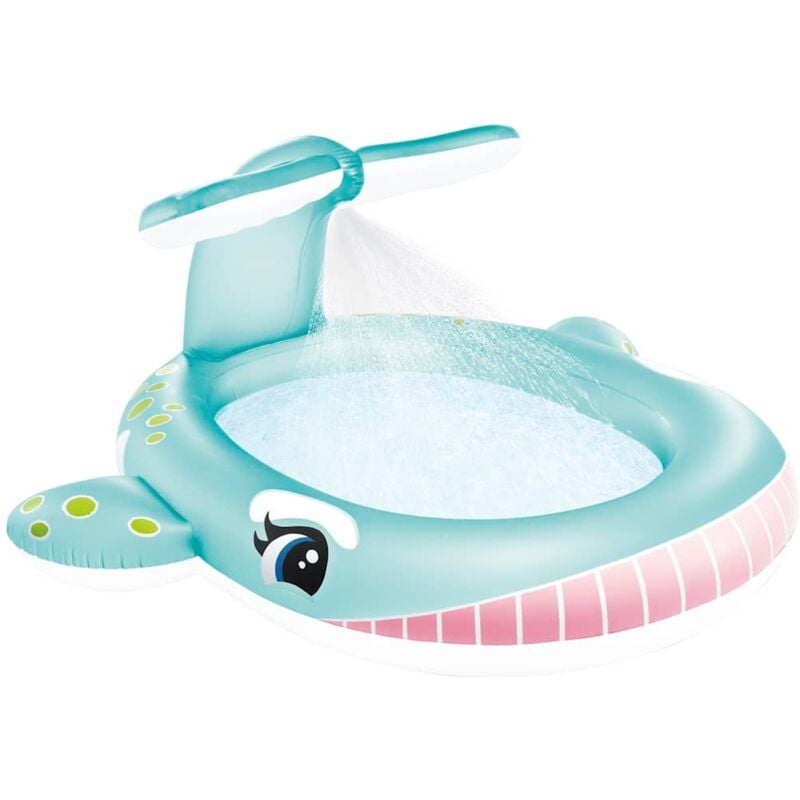 Intex - Piscine à pulvérisation Forme de baleine 201x196x91 cm